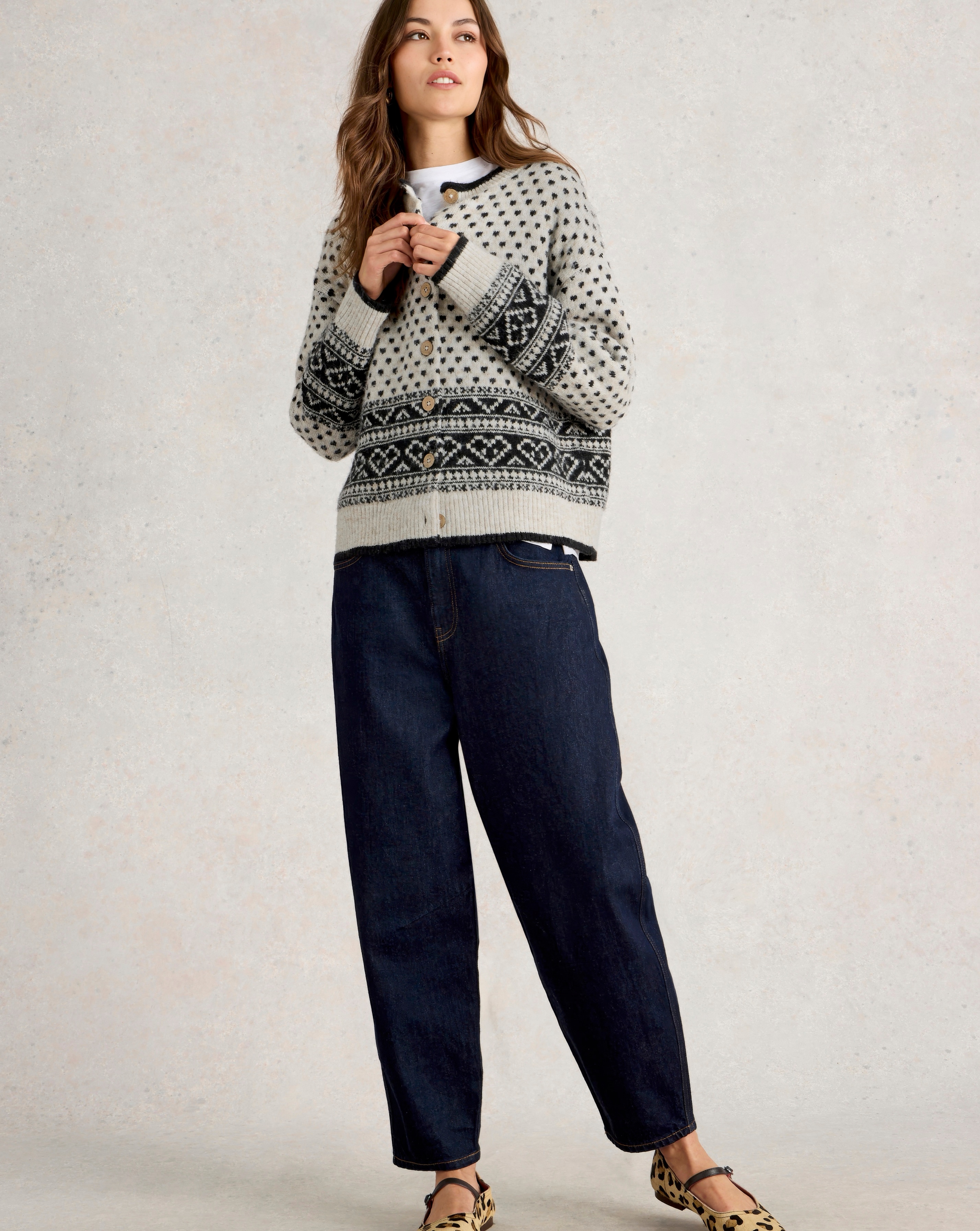 White Stuff Holly Heart Cardigan