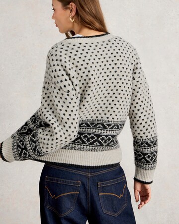 White Stuff Holly Heart Cardigan