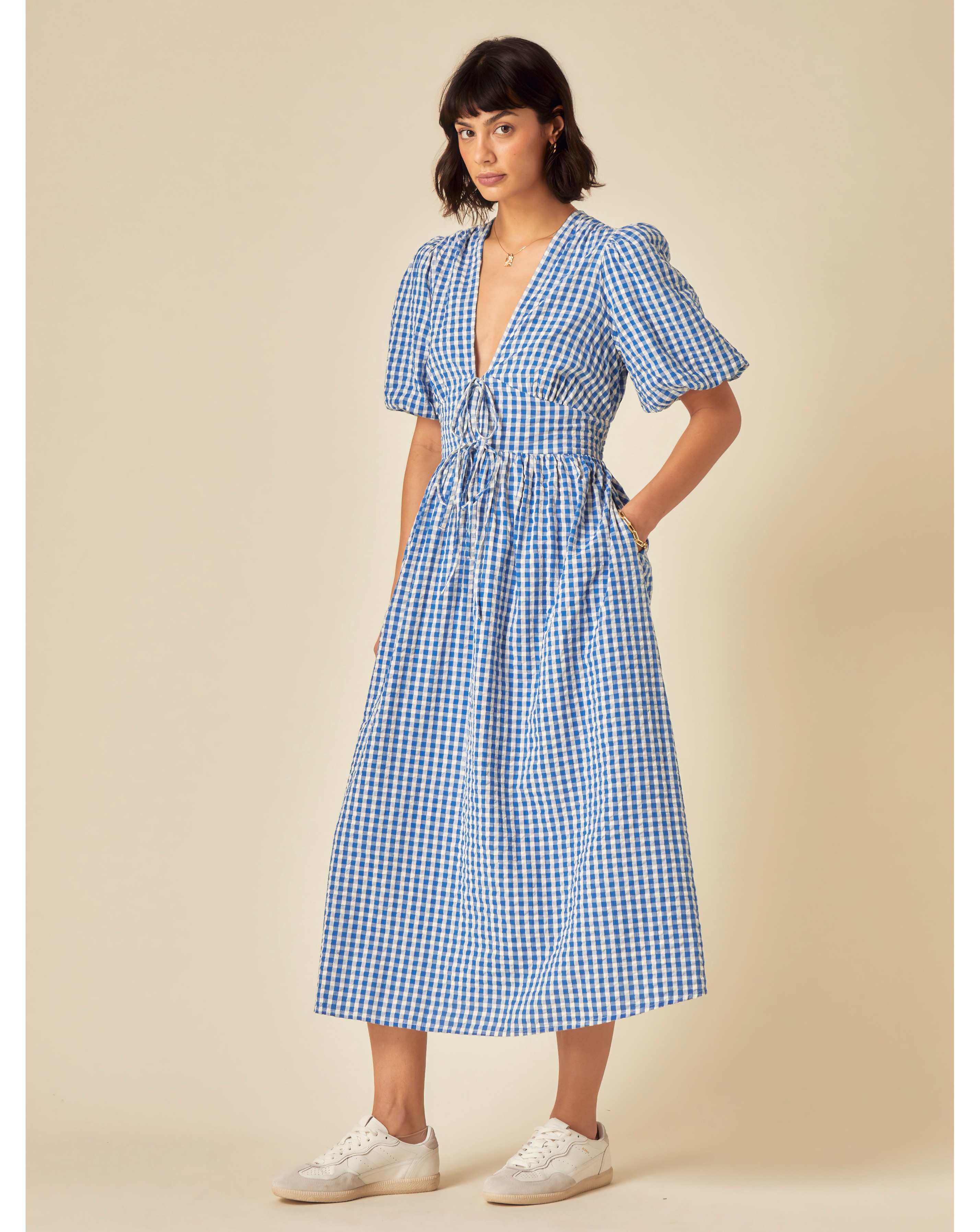Nobody's Child Scarla Gingham Midi Dress