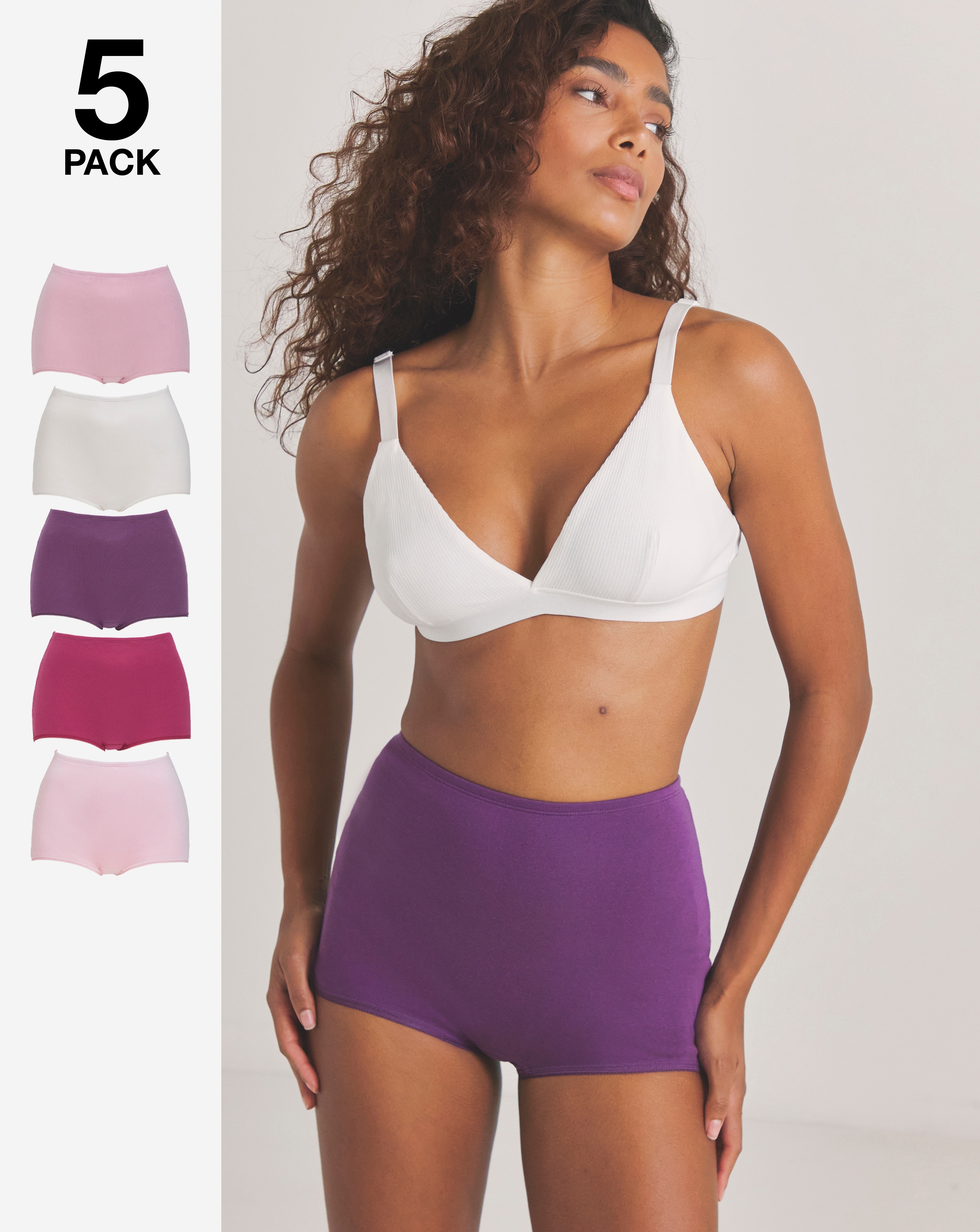 Pretty Secrets 5 Pack Comfort Shorts