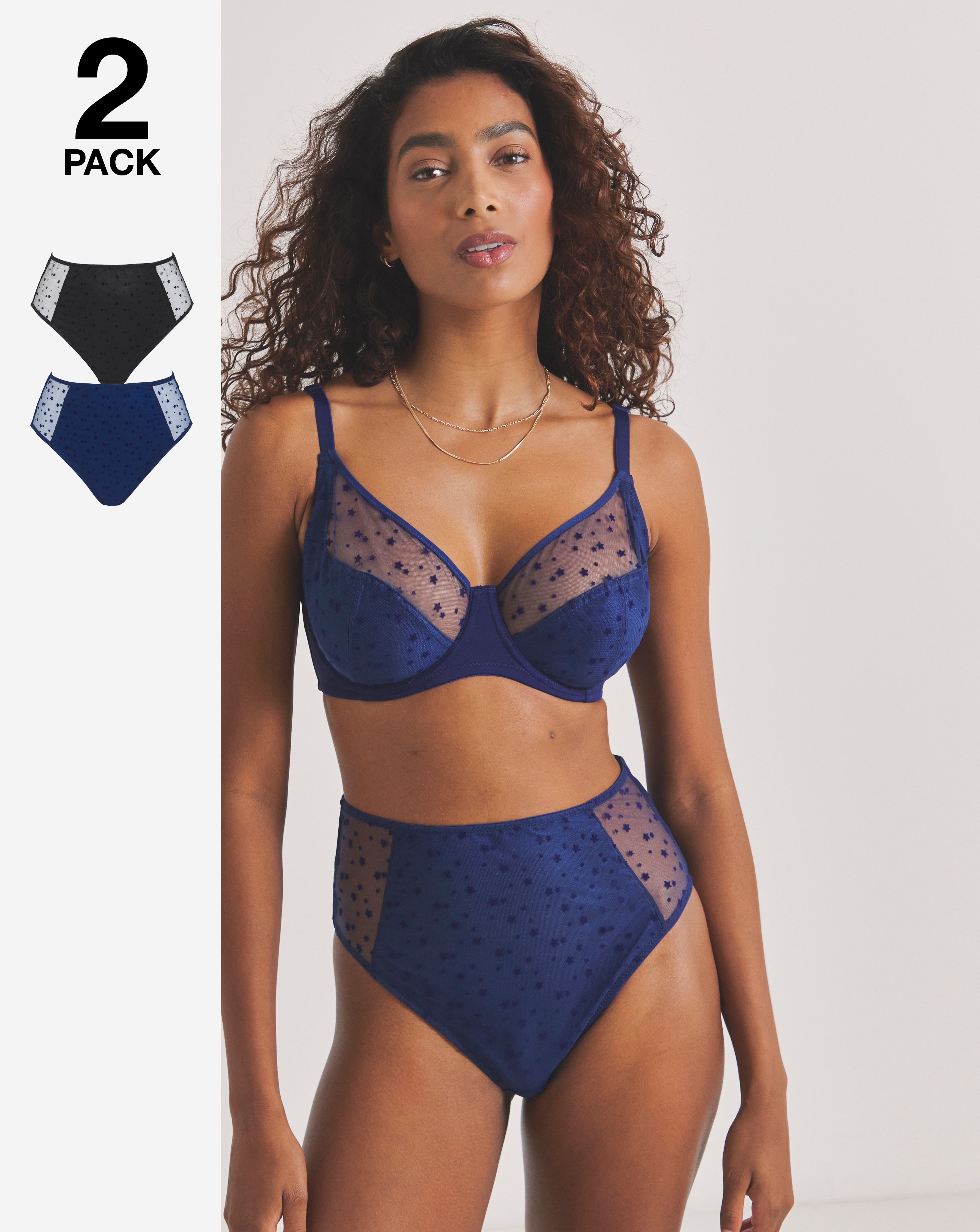 2 Pack Hannah Full Fit Knickers