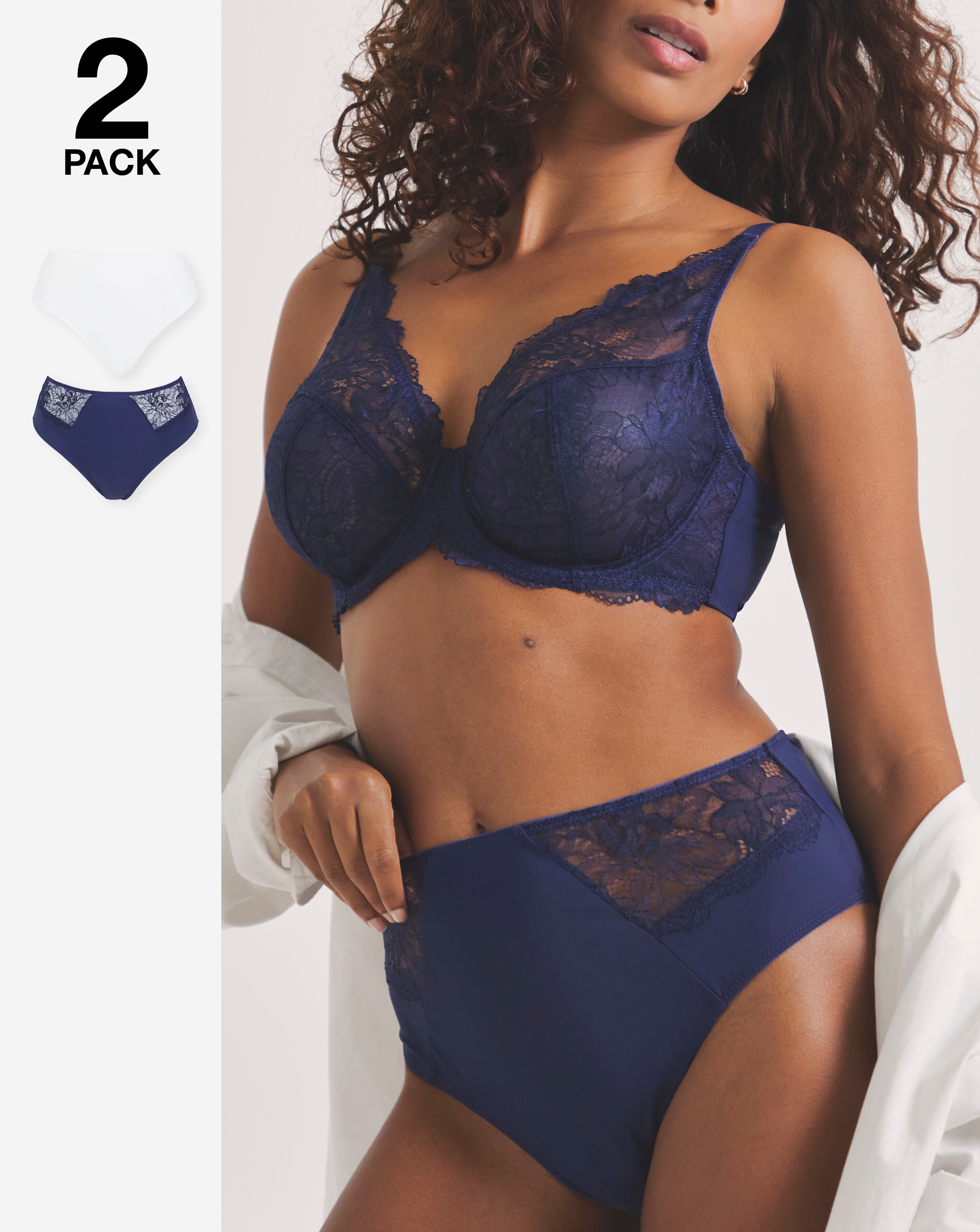 New In - 2 Pack Ella Full Knickers