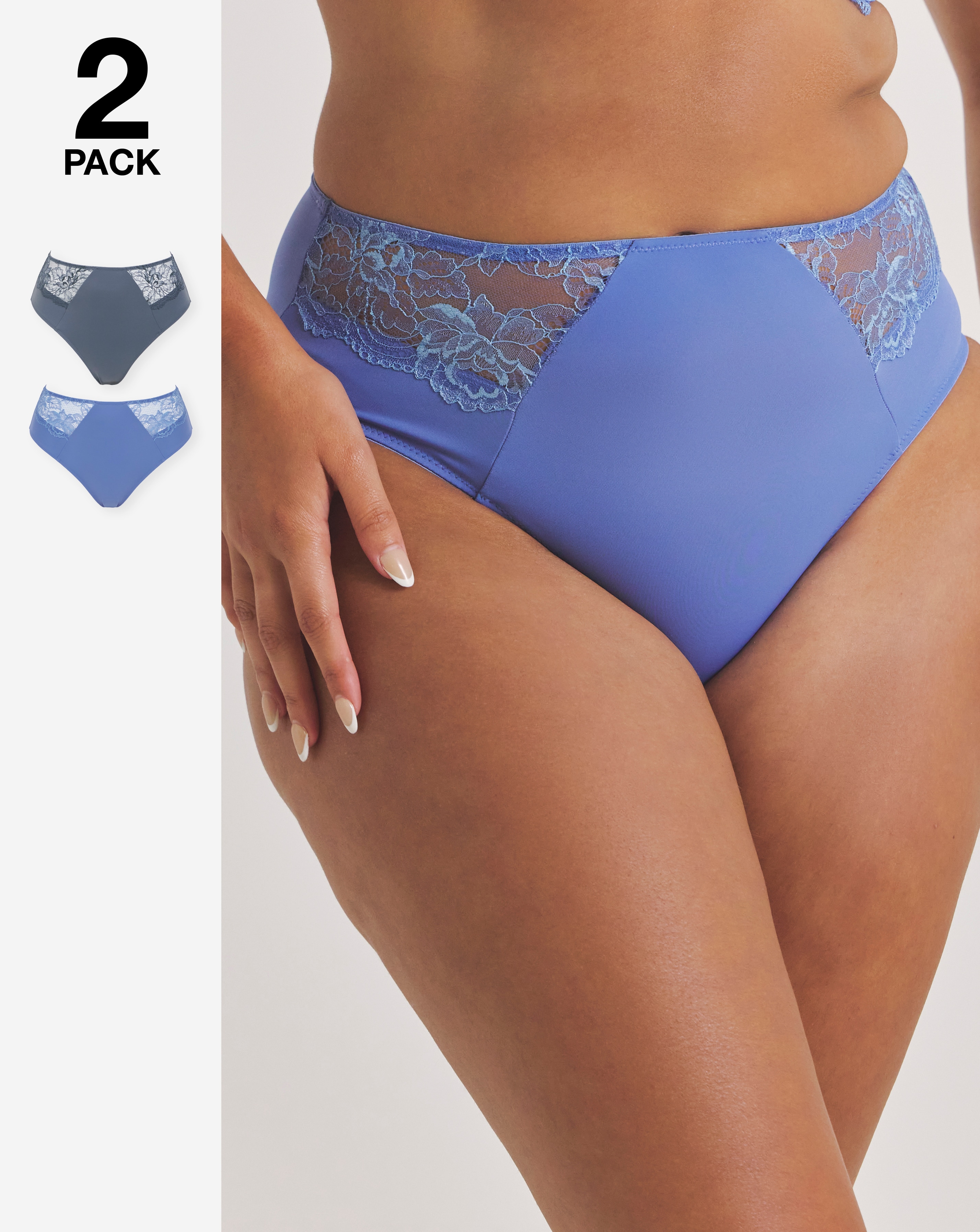 New In - 2 Pack Ella Full Knickers