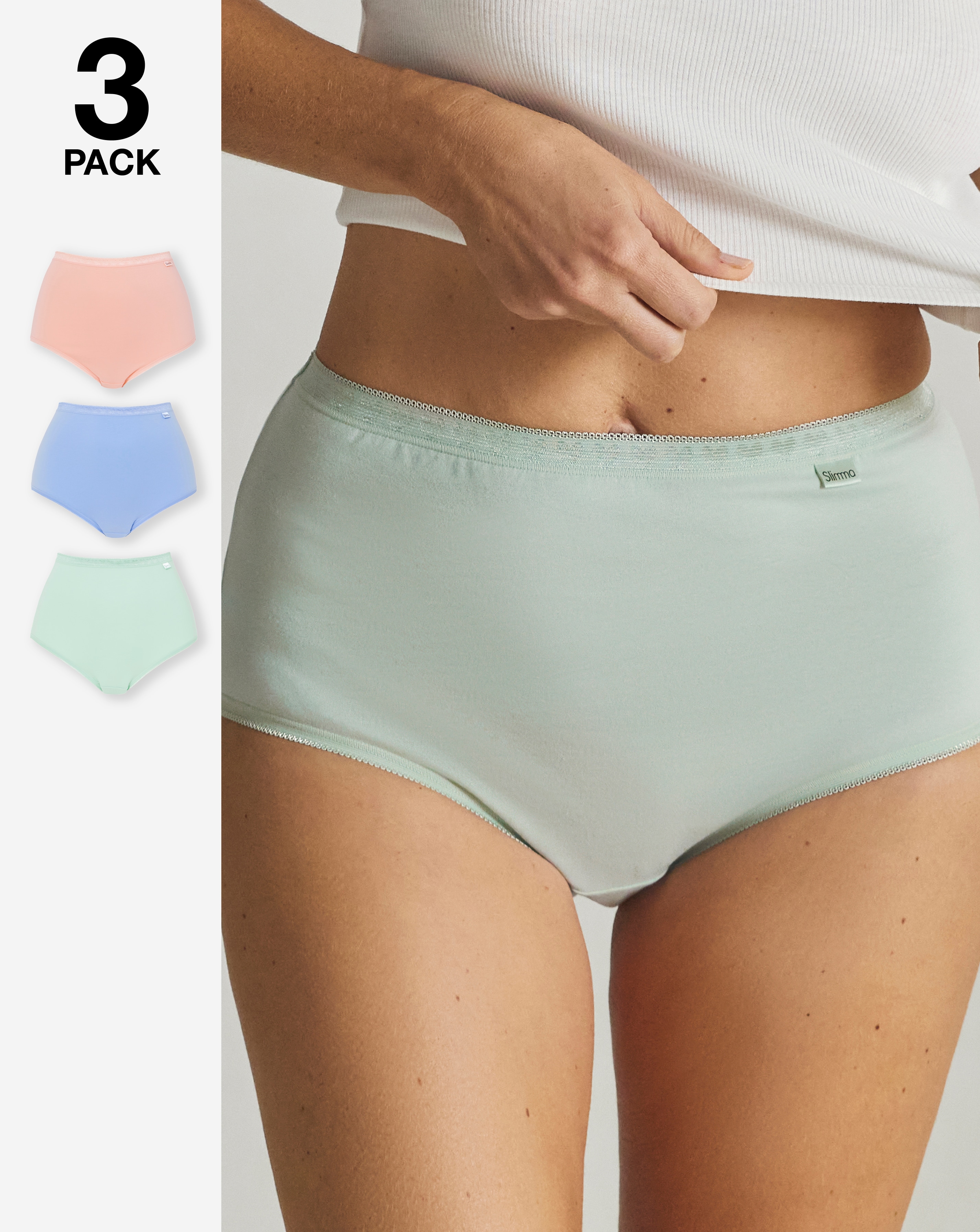 New In - Slimma 3 Pack Full Briefs