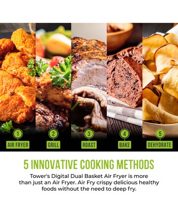 Tower Vortx 8L Dual Basket Air Fryer