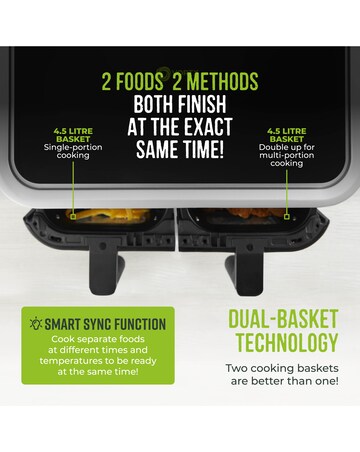 Tower Vortx 8L Dual Basket Air Fryer