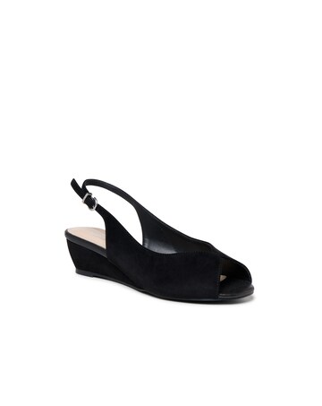 Paradox London Janine Wide E Fit Wedge Sandals