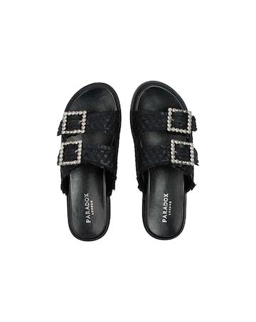 Paradox London Verity Hand Woven Sliders