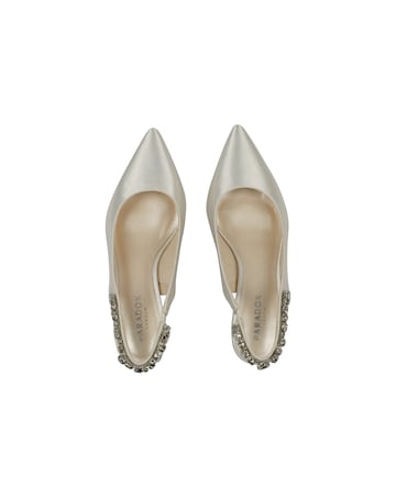 Paradox London Calista Bridal Block Heel