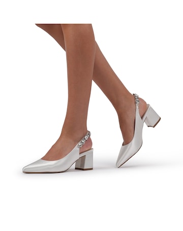Paradox London Calista Bridal Block Heel
