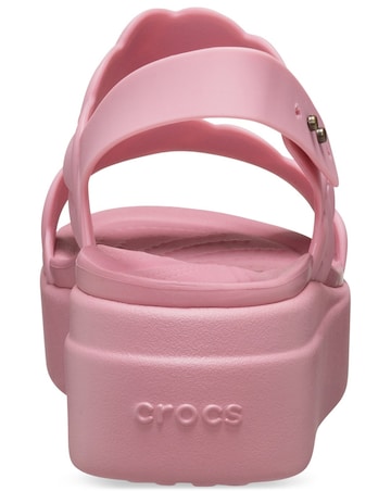 Crocs Brooklyn Woven Low Wedge Sandal