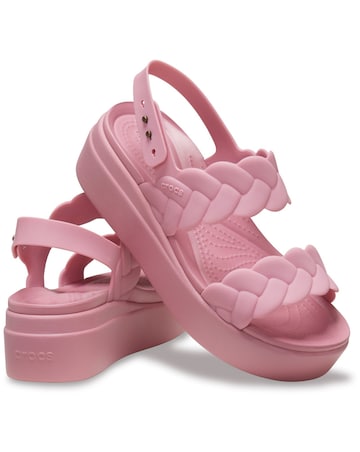 Crocs Brooklyn Woven Low Wedge Sandal