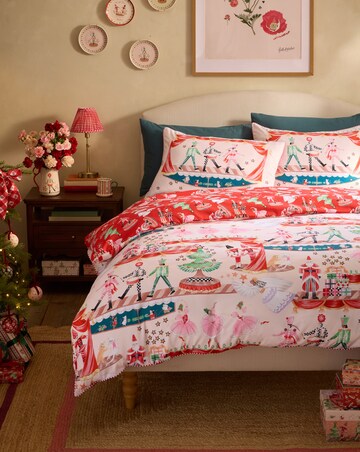 Cath Kidston Christmas Nutcracker Scene Duvet Cover Set