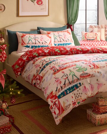 Cath Kidston Christmas Nutcracker Scene Duvet Cover Set