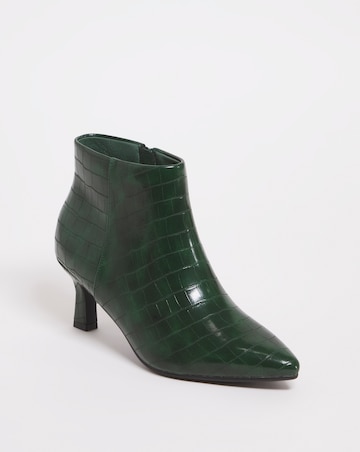 Love Kitten Heel Ankle Boot - Wide Fit (E)