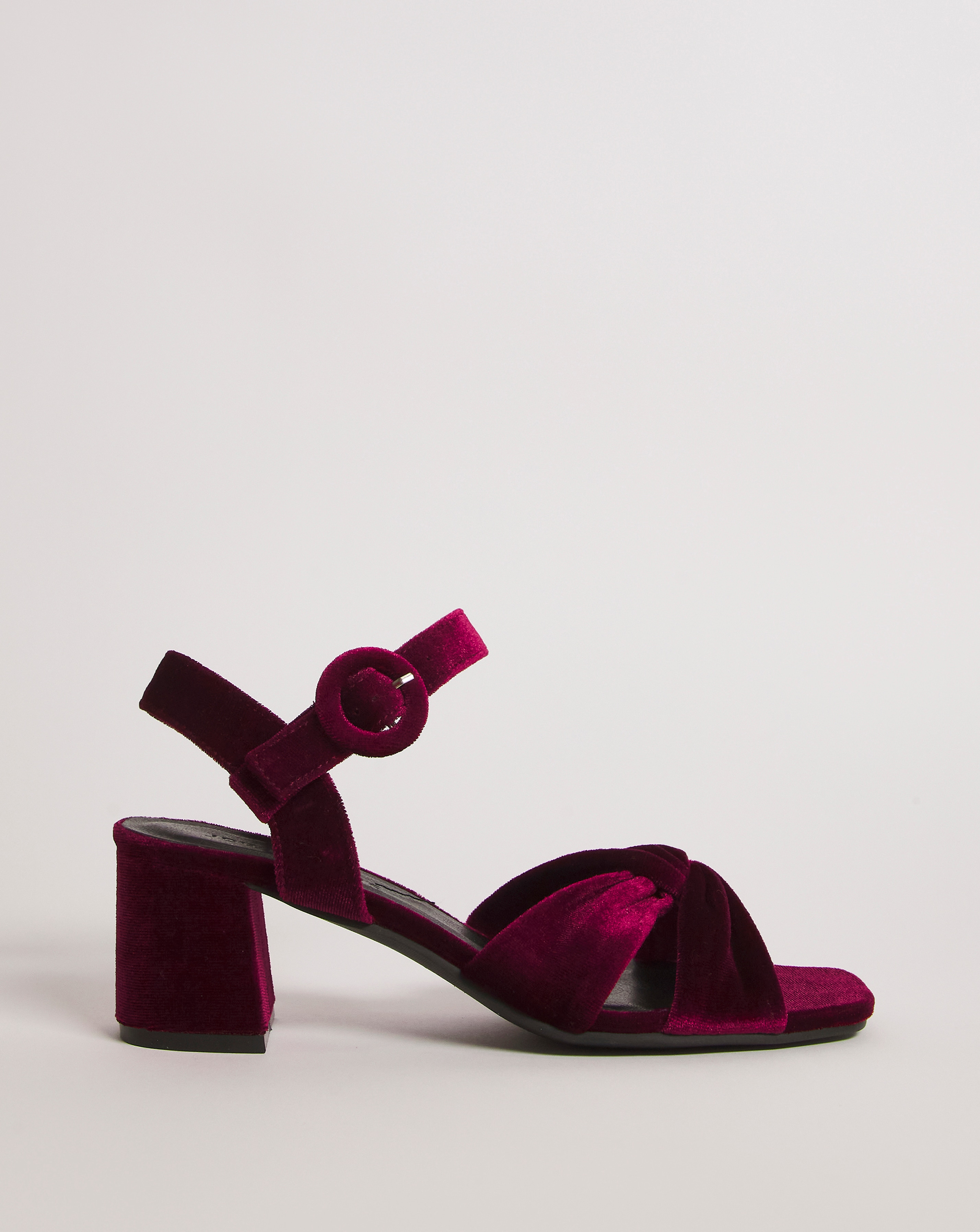 Velvet Crossover Vamp Sandals EEE Fit