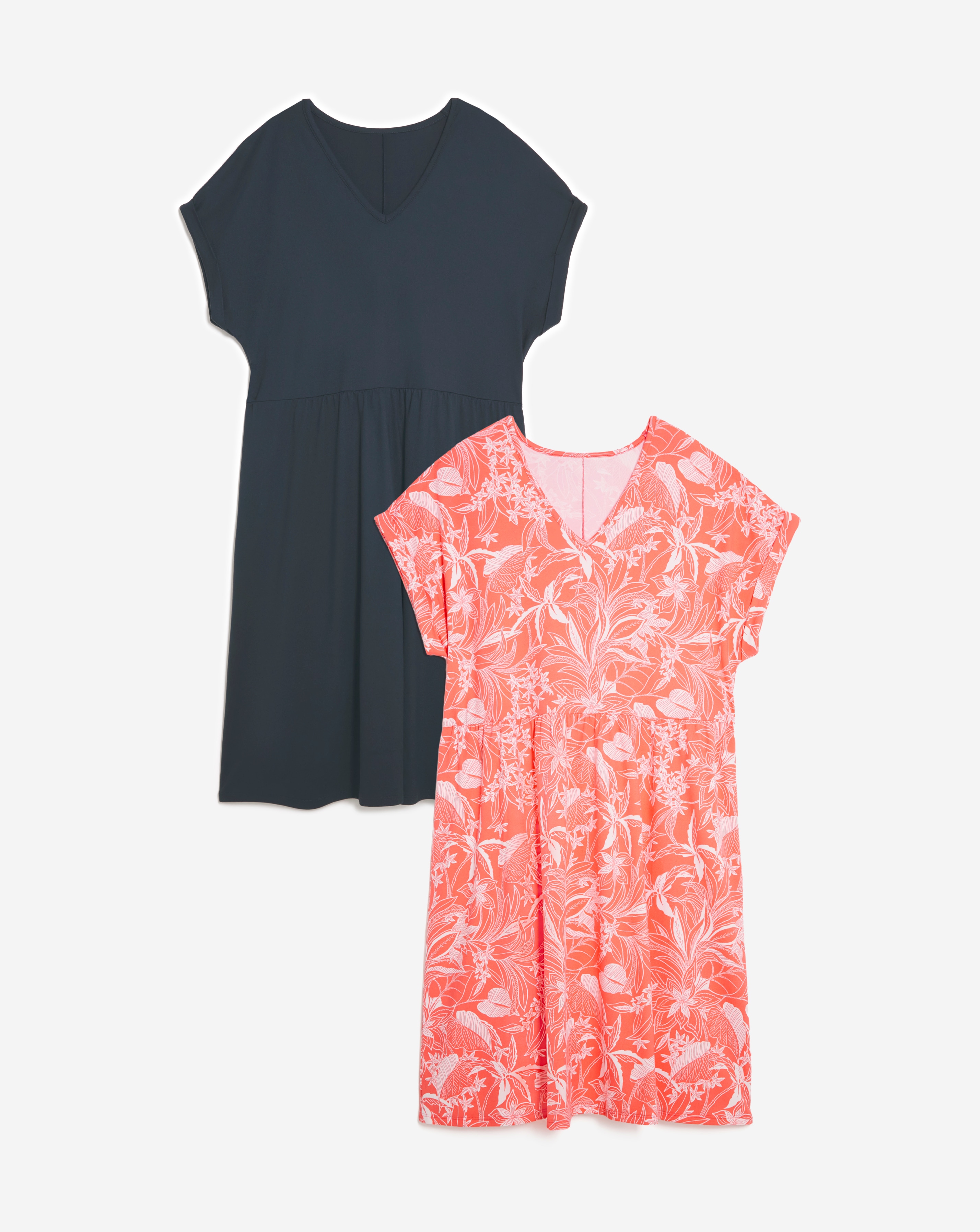 2 Pack Holiday Smock Dresses