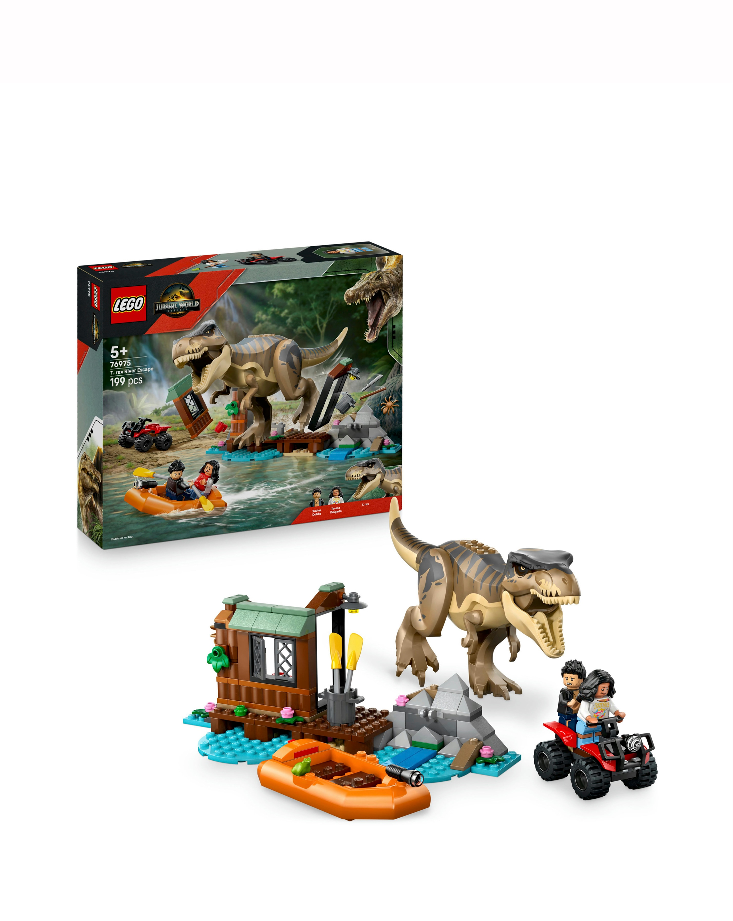 LEGO Jurassic World T Rex Boat Scene