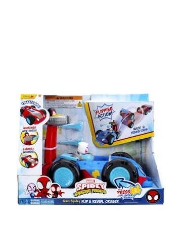 Spidey and his Amazing Friends Team Spidey Flip & Reveal Cruiser