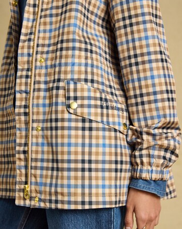 Joules Everdry Check Raincoat