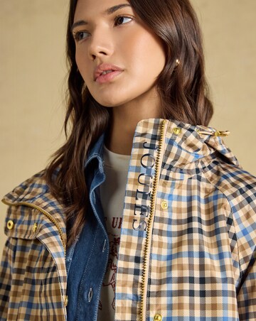 Joules Everdry Check Raincoat