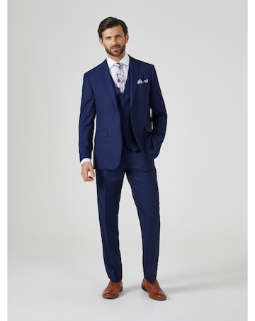 Skopes Harcourt Suit Waistcoat Navy