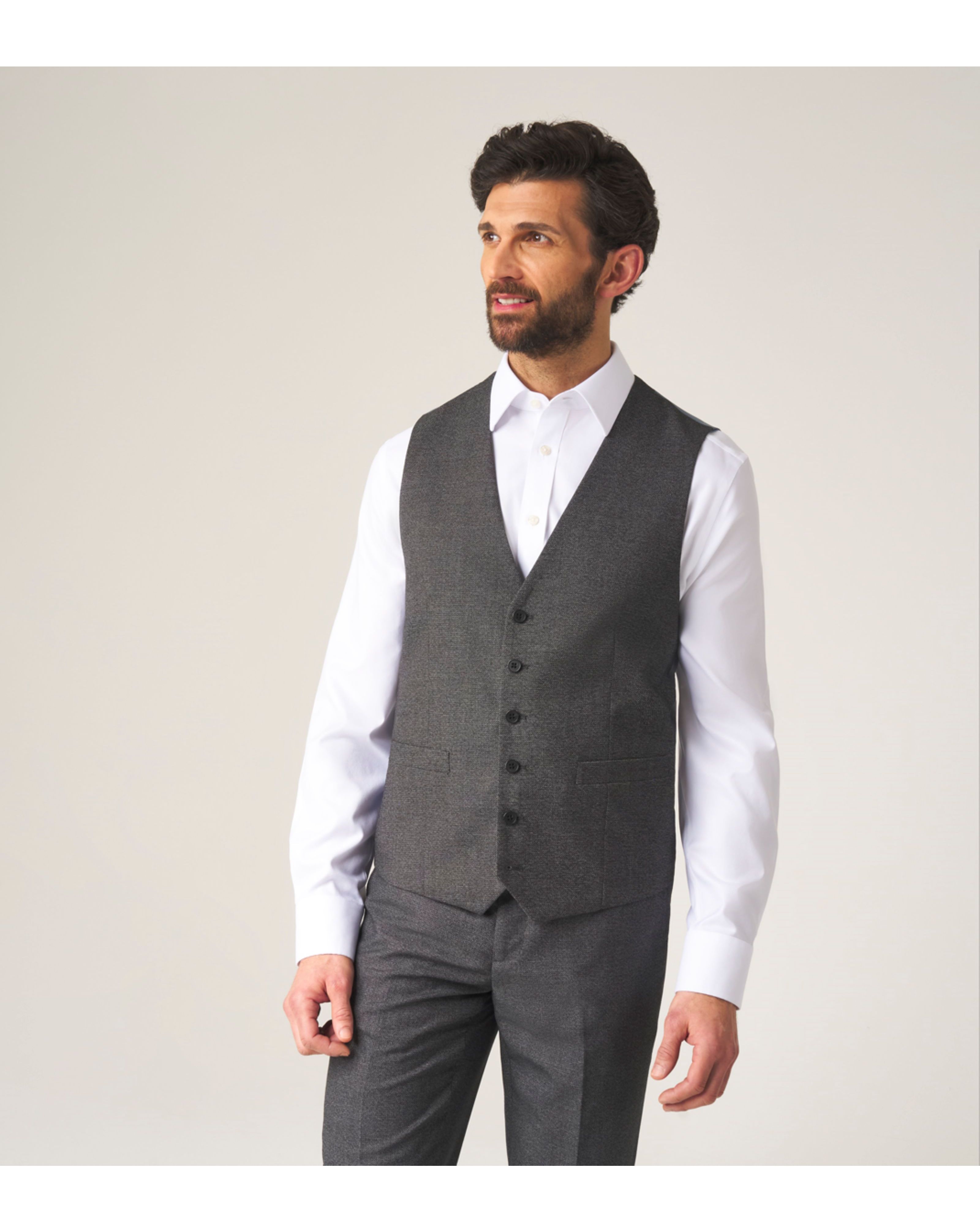 Skopes Harcourt Suit Waistcoat Grey