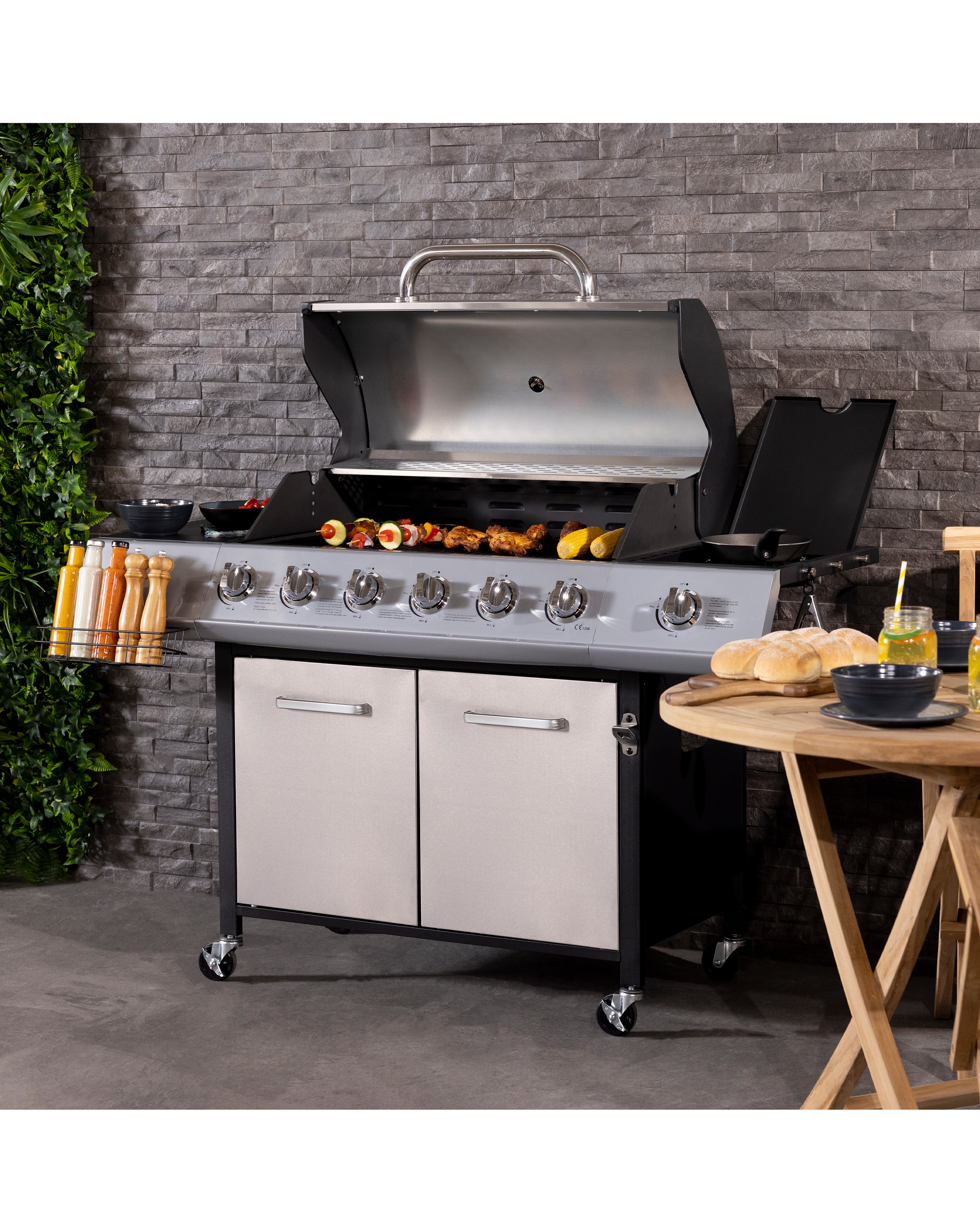 Charles Bentley 6 Burner Gas BBQ