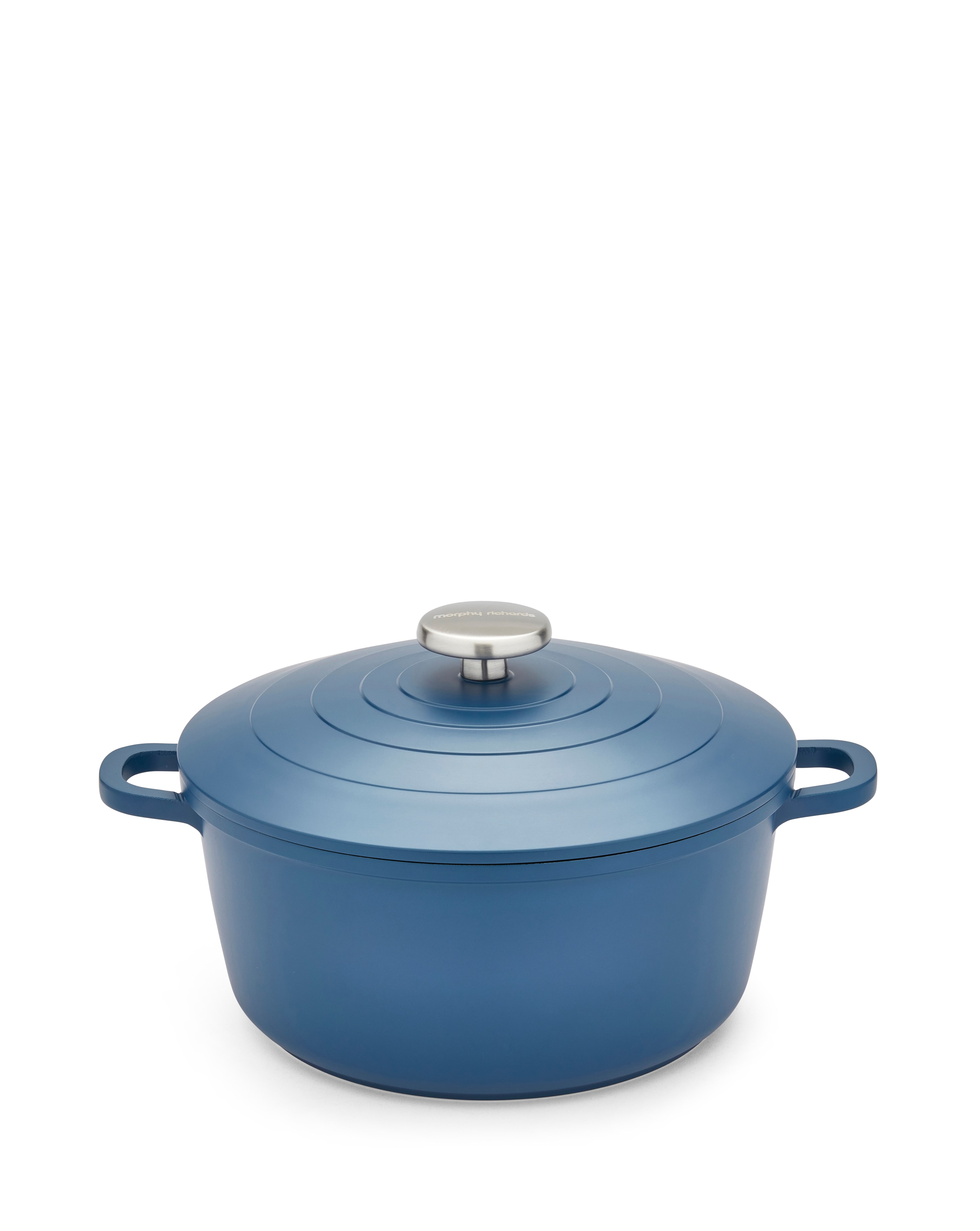New In - Morphy Richards 24cm Blue Casserole Dish
