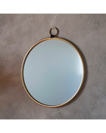 Gallery Bayswater Large Gold Round Mirror