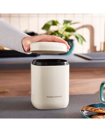 Morphy Richards Set of 3 Canisters - Cream