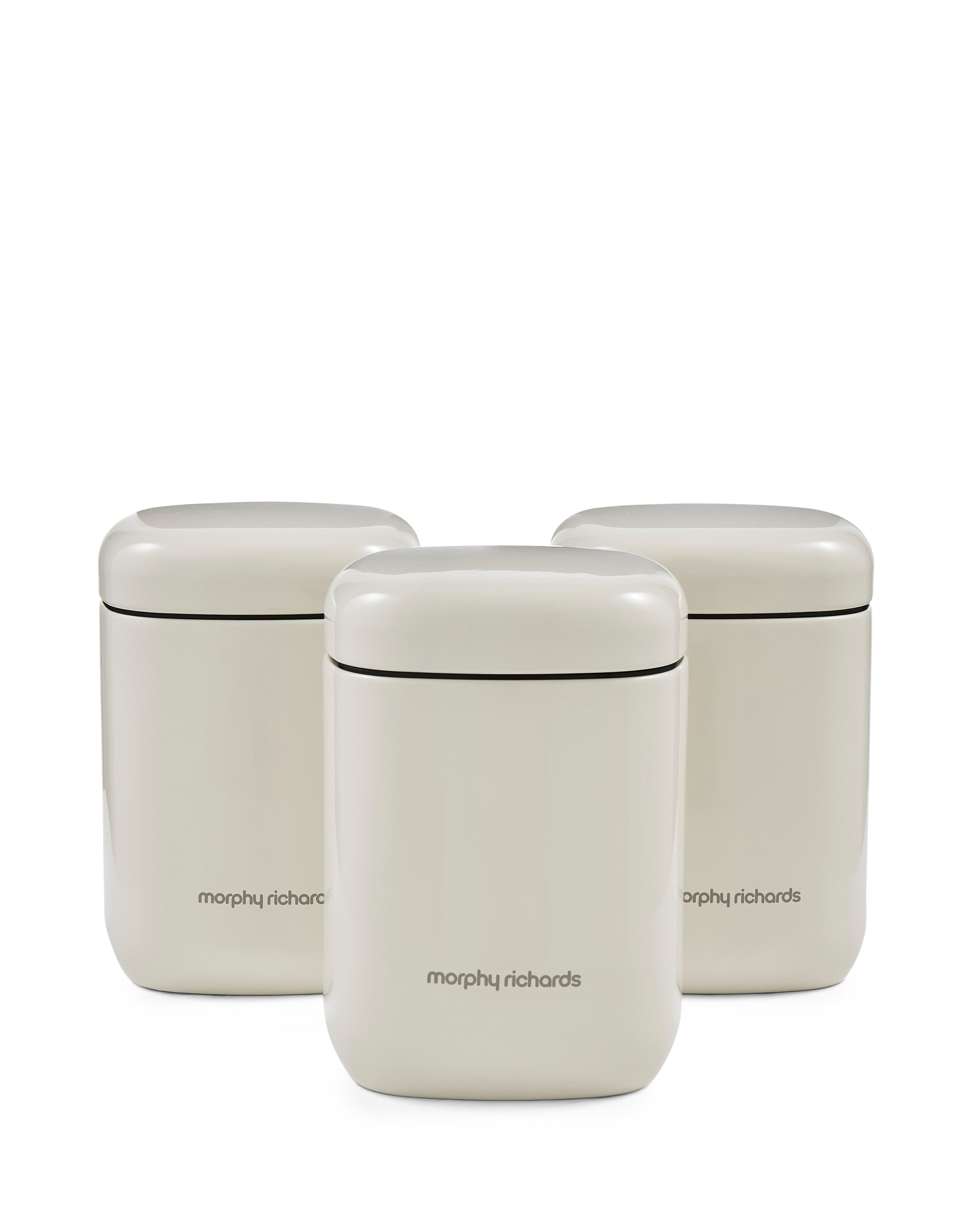 Morphy Richards 3 Canisters - Cream