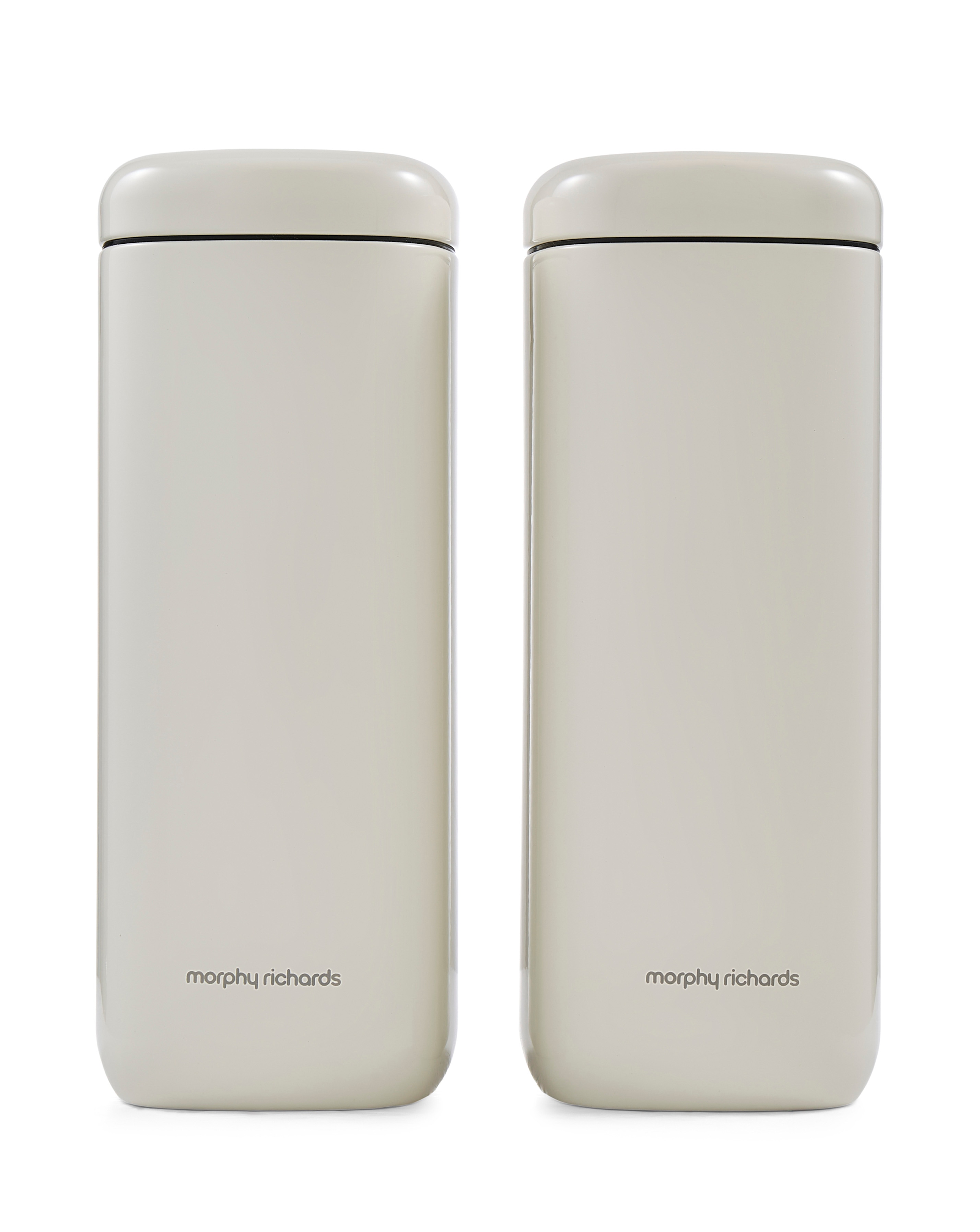 Morphy Richards 2 Large Canisters Cream