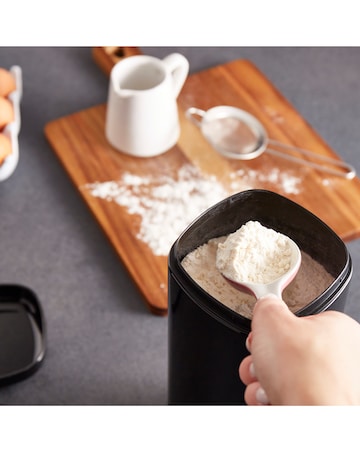 Morphy Richards Set of 2 Large Canisters - Black