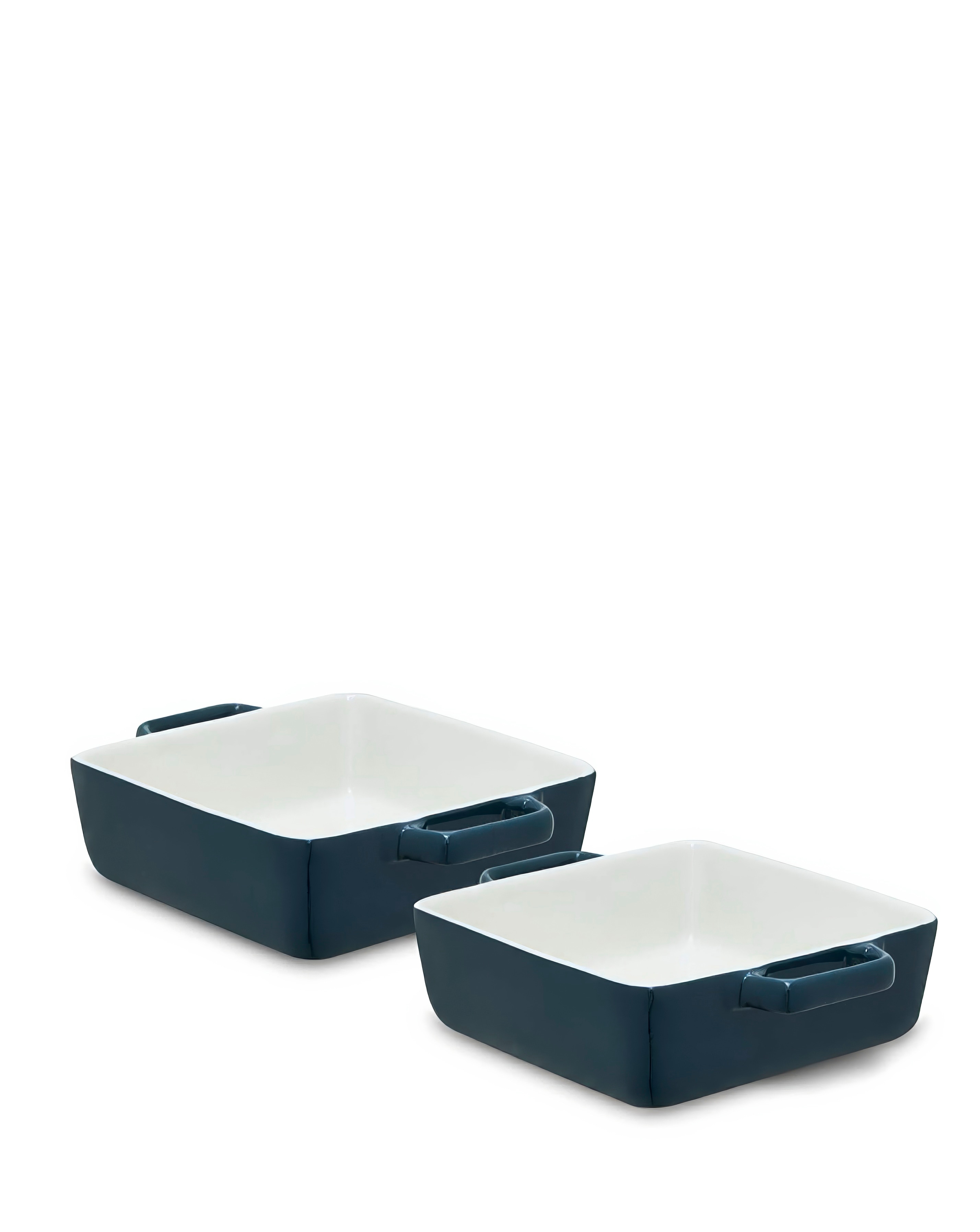 Barbary & Oak 2 Square Dishes Teal