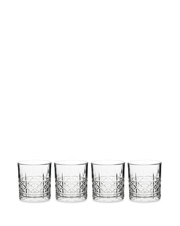 Waterside Diamond Set of 4 Tumblers
