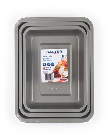 Salter 3 Piece Roaster & Meat Thermometer Bundle
