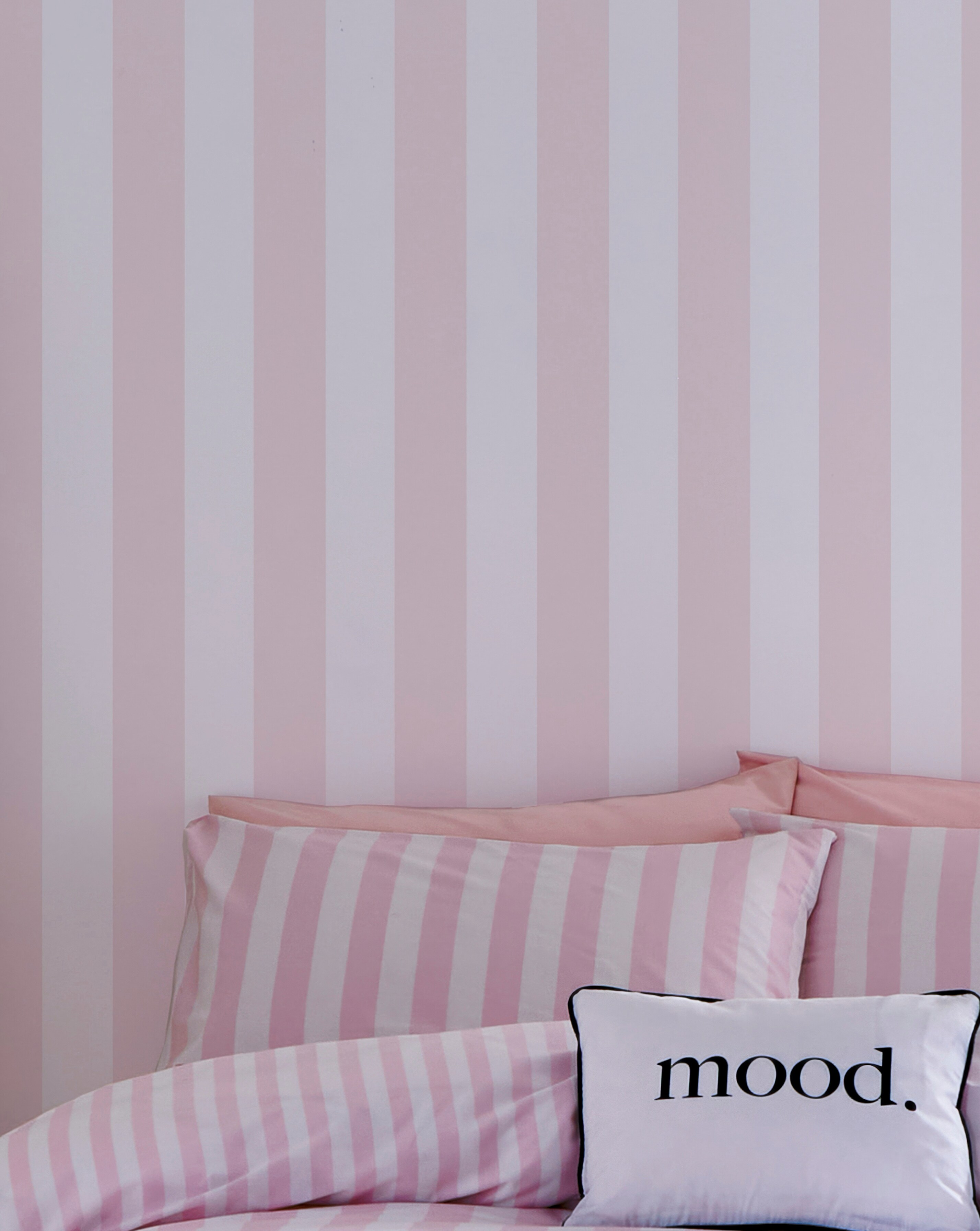 Sassy B Pink Stripe Tease Wallpaper