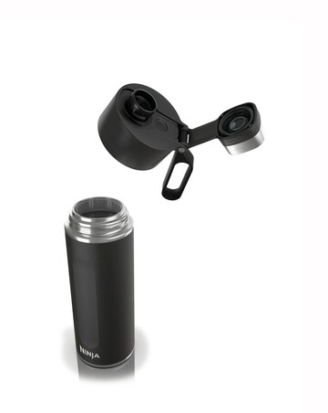 Ninja Thirsti Carbonated 700ml 24oz Bottle with Carbonation Lid in Black