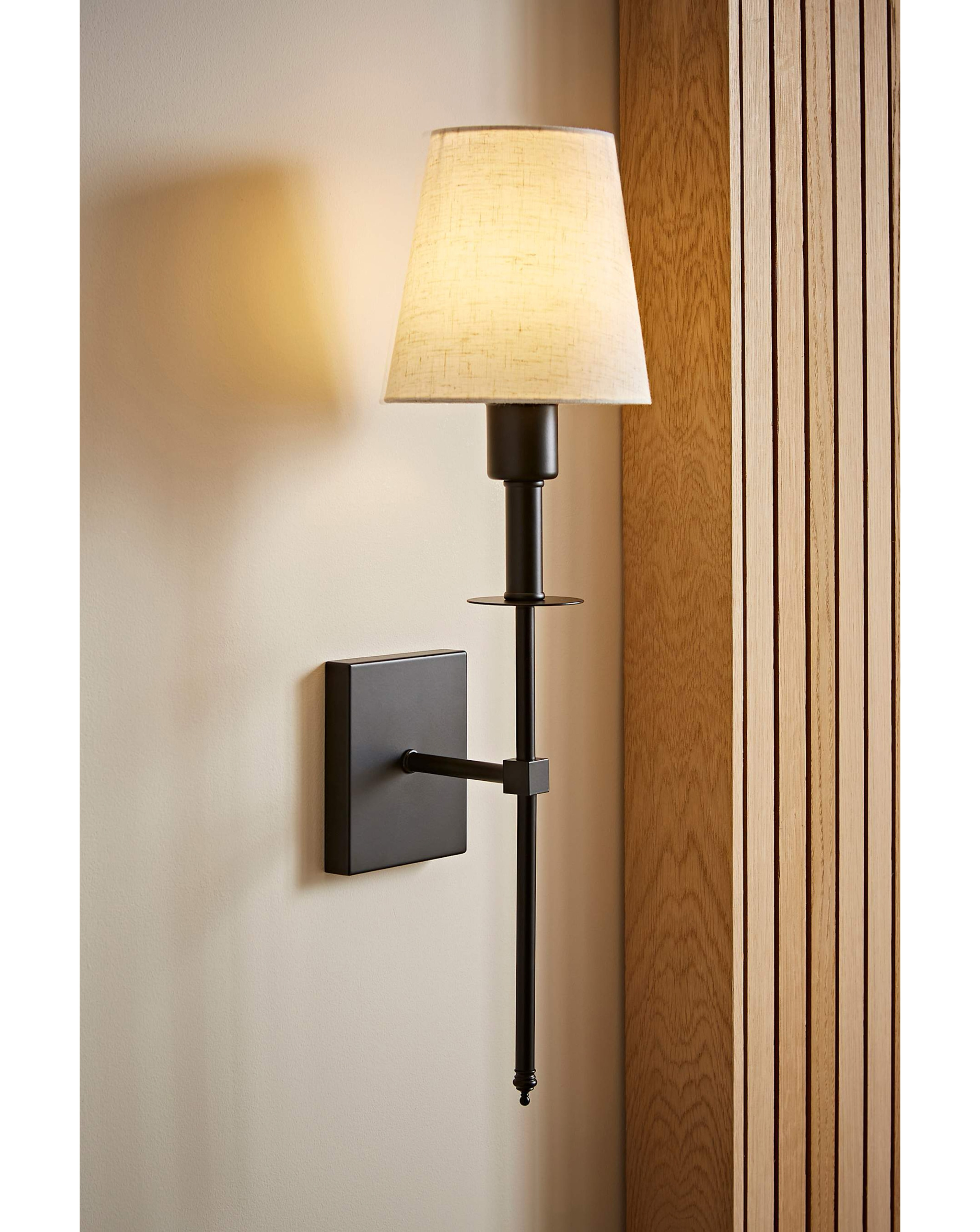 Kincaid Black Rechargeable Wall Light