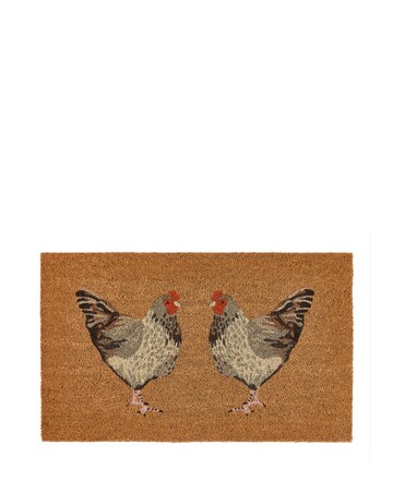 My Mat Chickens Coir Doormat