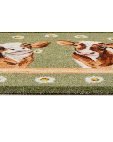 My Mat Nylon Indoor Pattern Daisy Cows Doormat