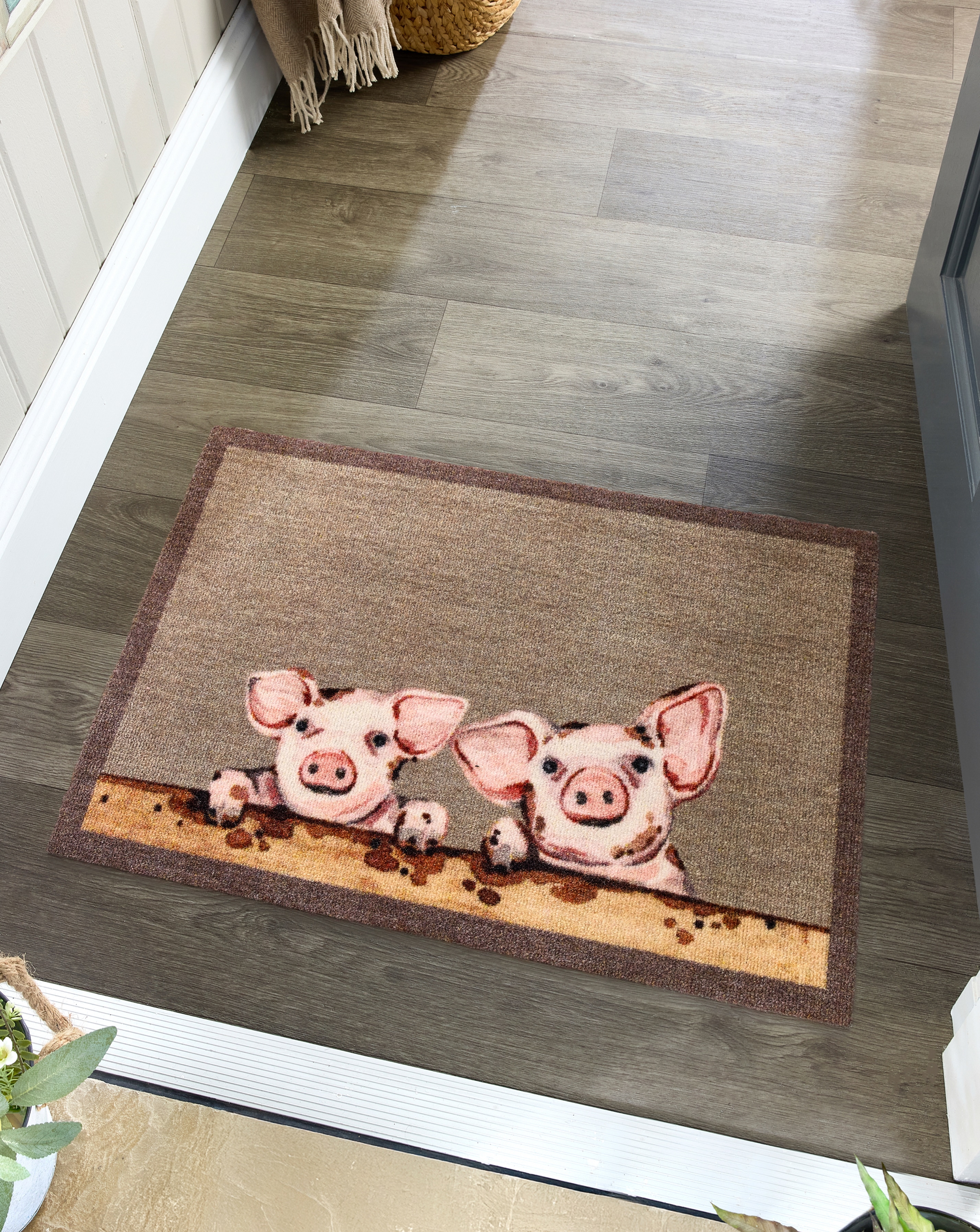 My Mat Nylon Indoor Piglets Doormat
