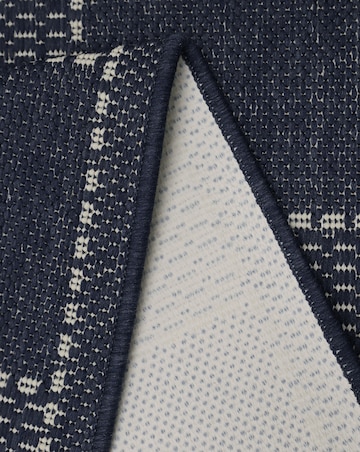 Checked Gel Flatweave Runner