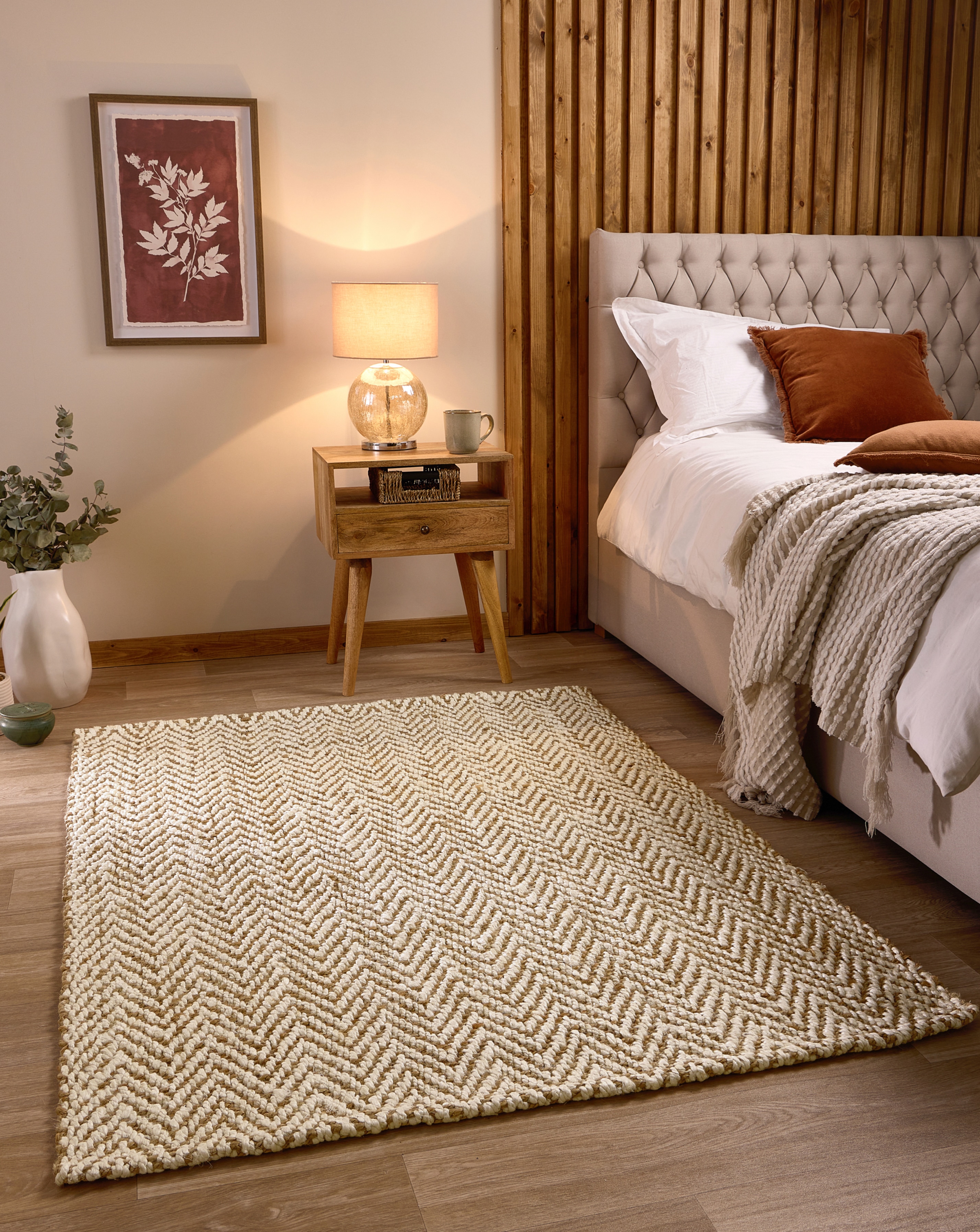New In - Jute Herringbone Rug