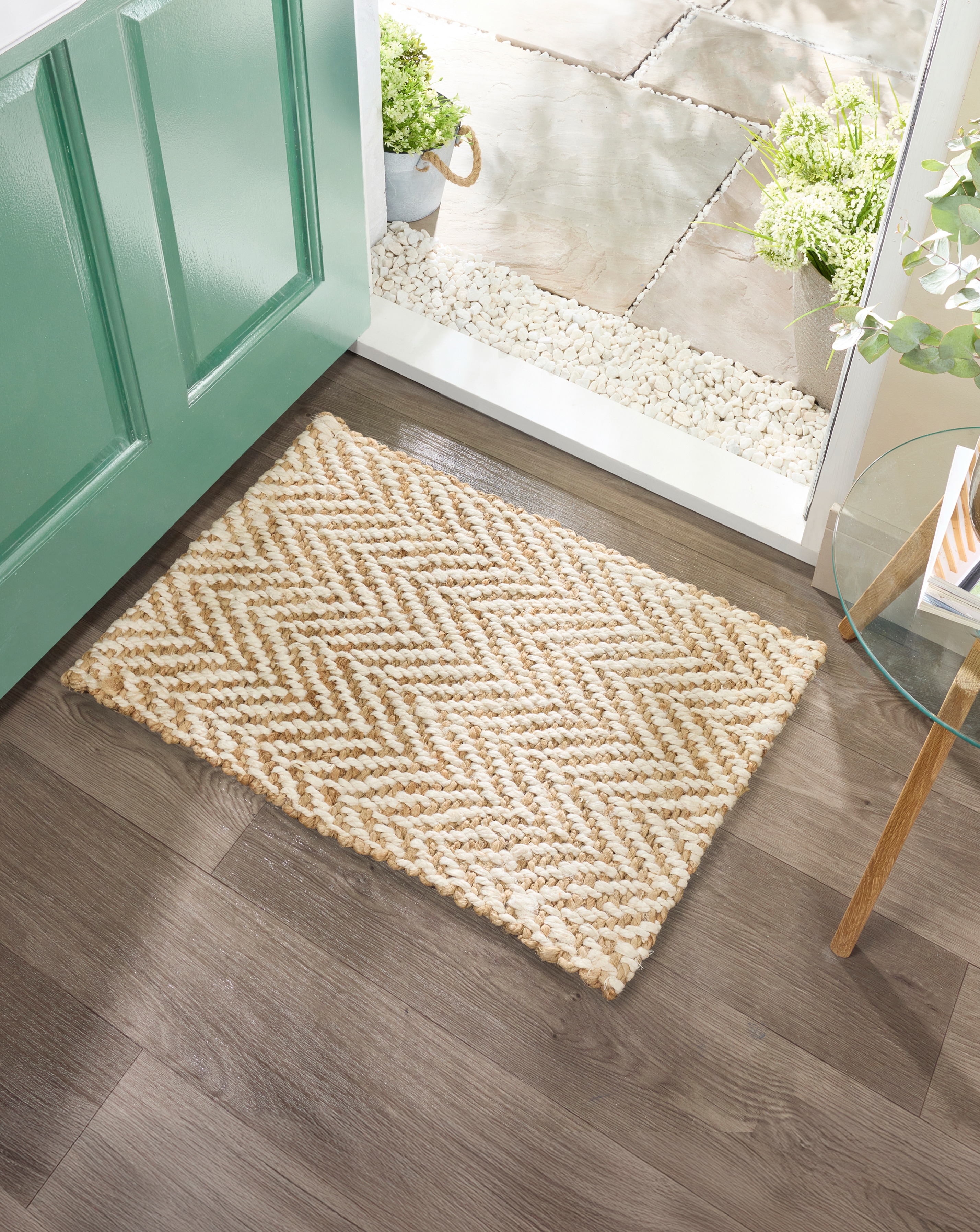 New In - Jute Herringbone Doormat