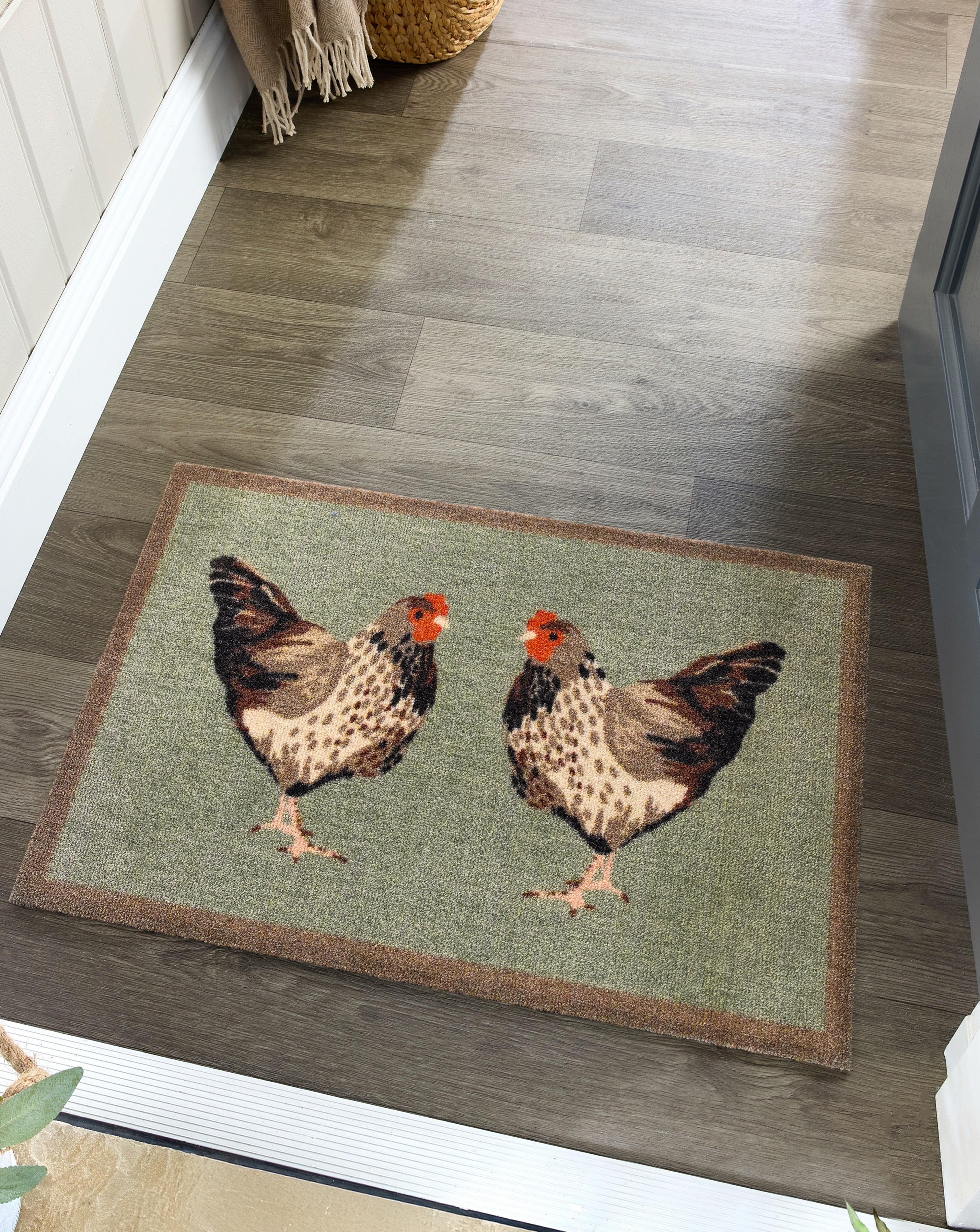 My Mat Nylon Indoor Chickens Doormat