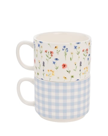 Set of 2 Stacking Mugs