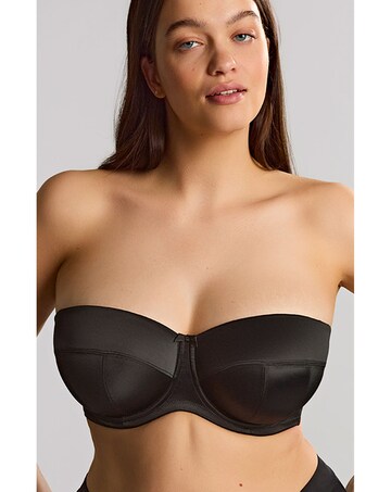 Sculptresse by Panache Dana Strapless Wired Bra Black