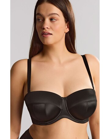 Sculptresse by Panache Dana Strapless Wired Bra Black